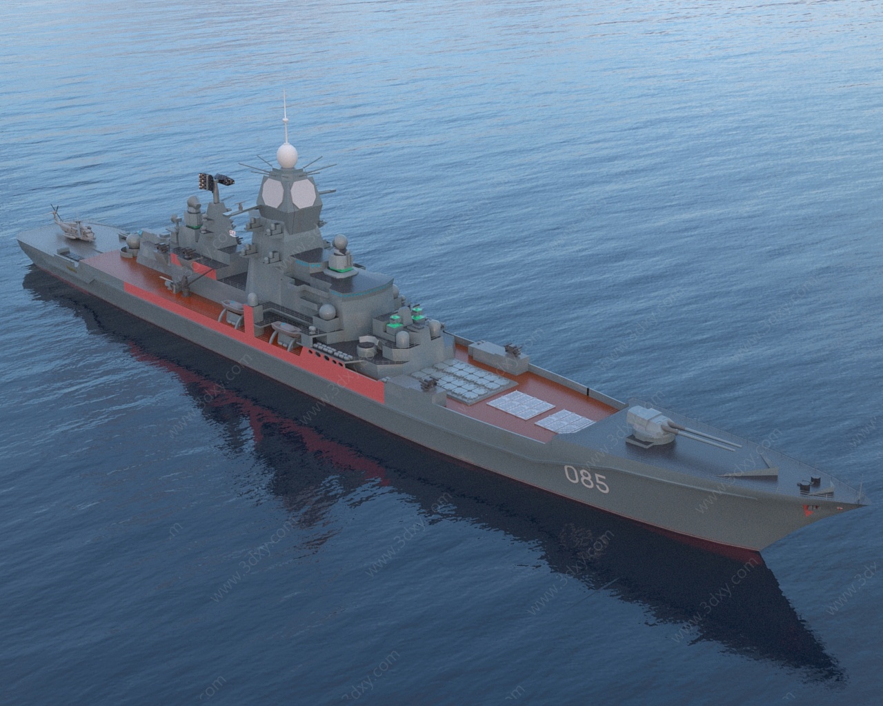 基洛夫巡洋舰3D模型