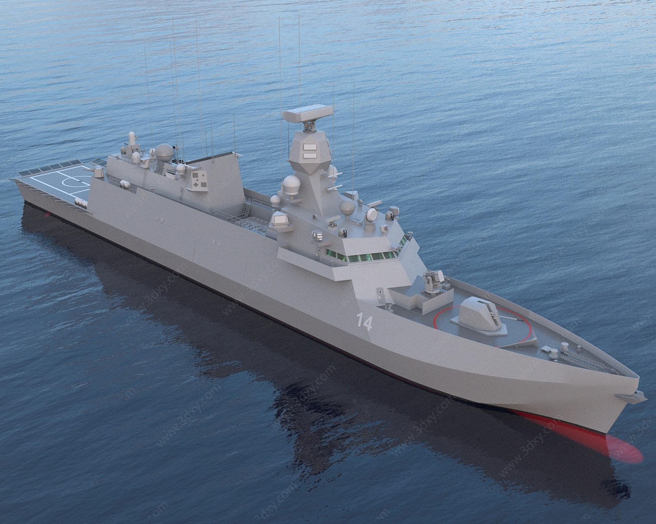海军多用途轻型护卫舰3D模型