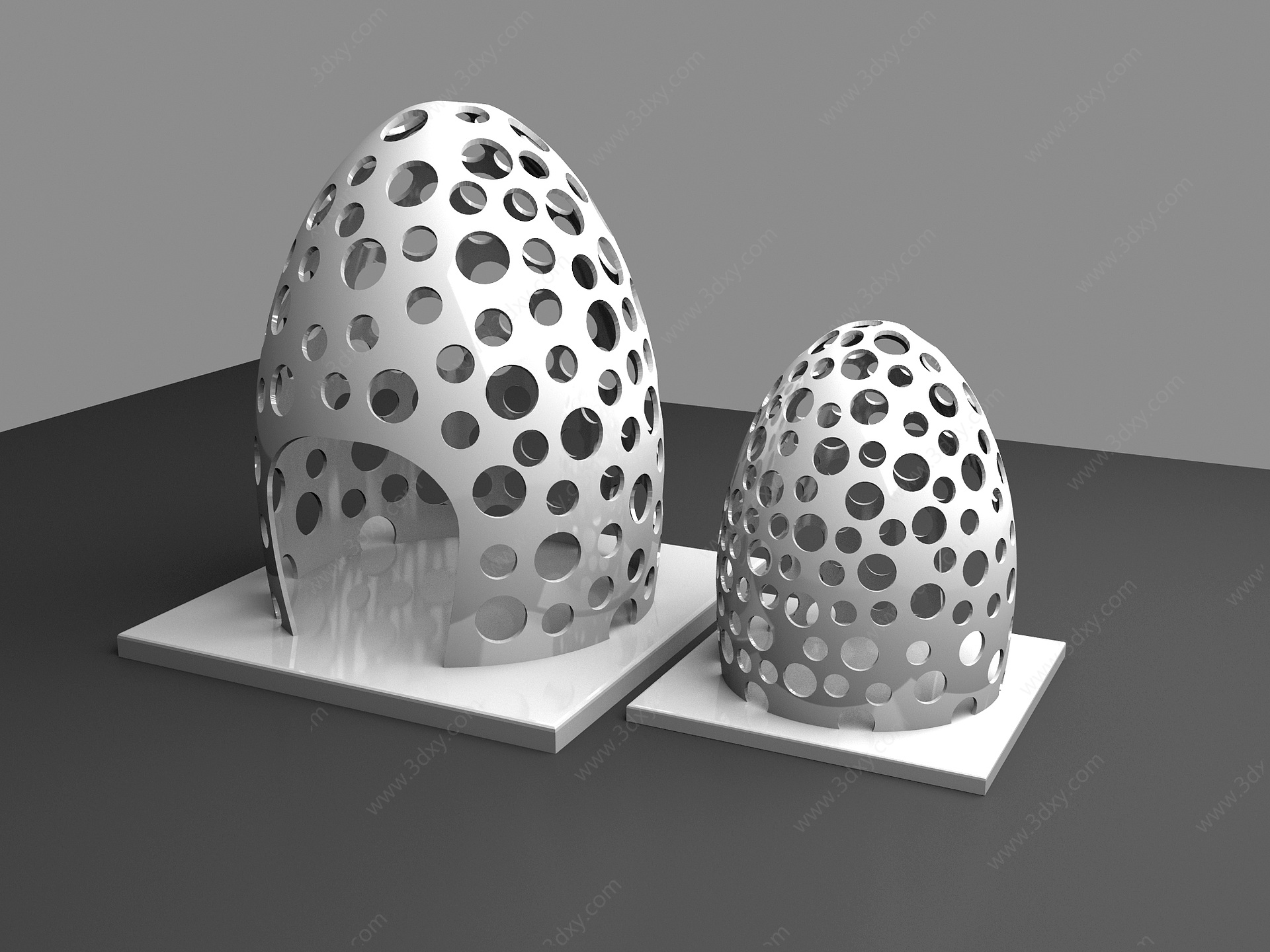 蛋壳装置3D模型