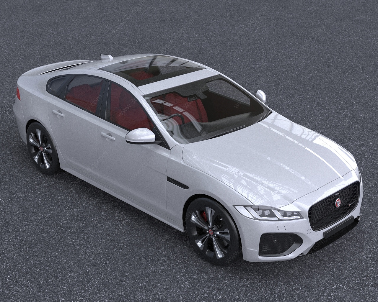 2021款XE和捷豹汽车3D模型