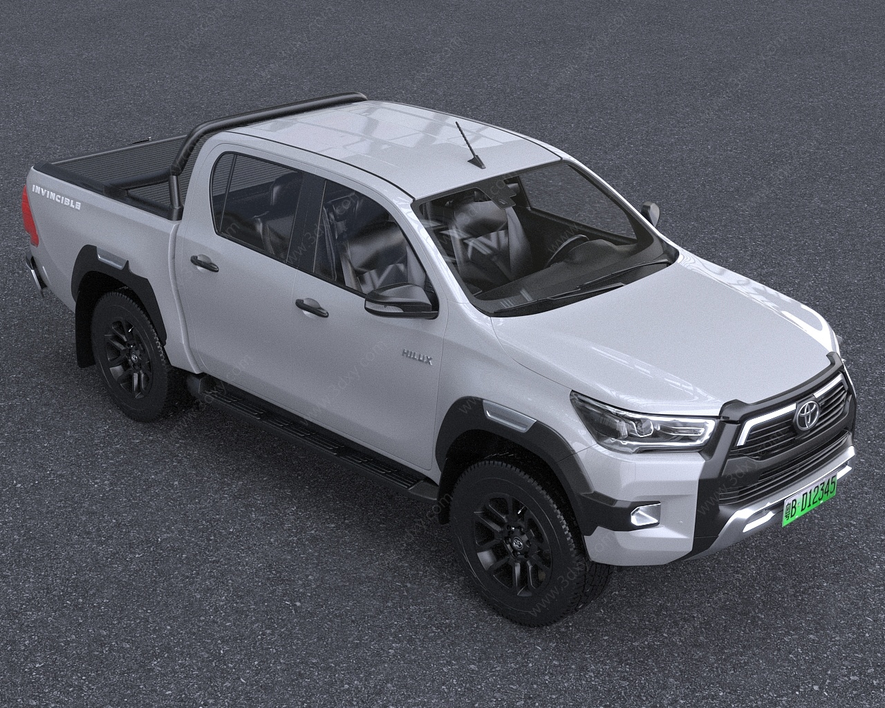 2022款丰田皮卡越野汽车3D模型