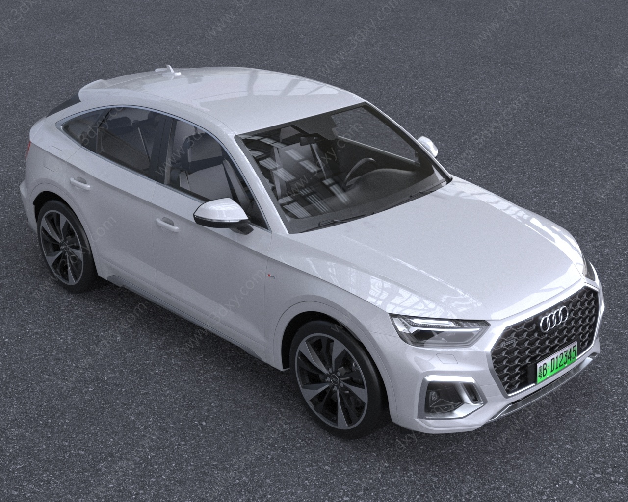 2022款奥迪Q5汽车3D模型