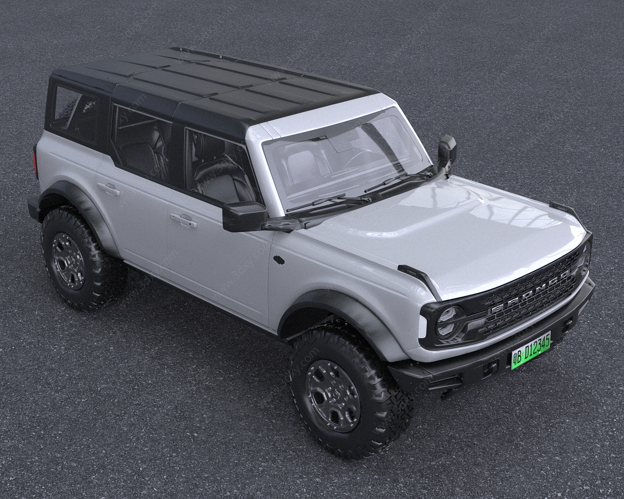 2022款福特烈马汽车3D模型