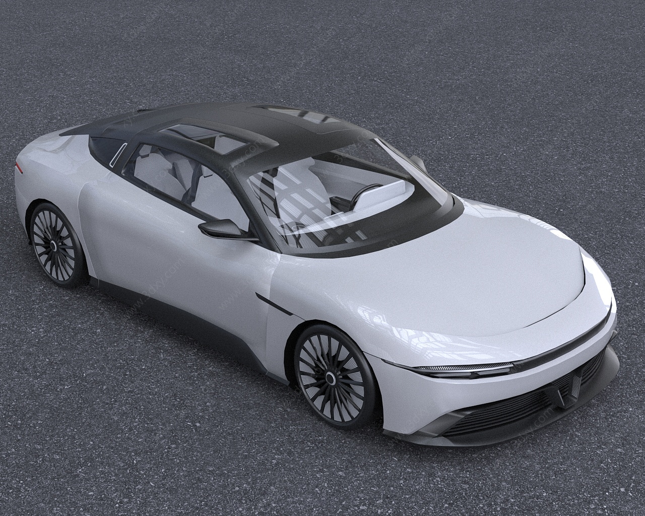 2022款德罗宁Alpha5汽车3D模型