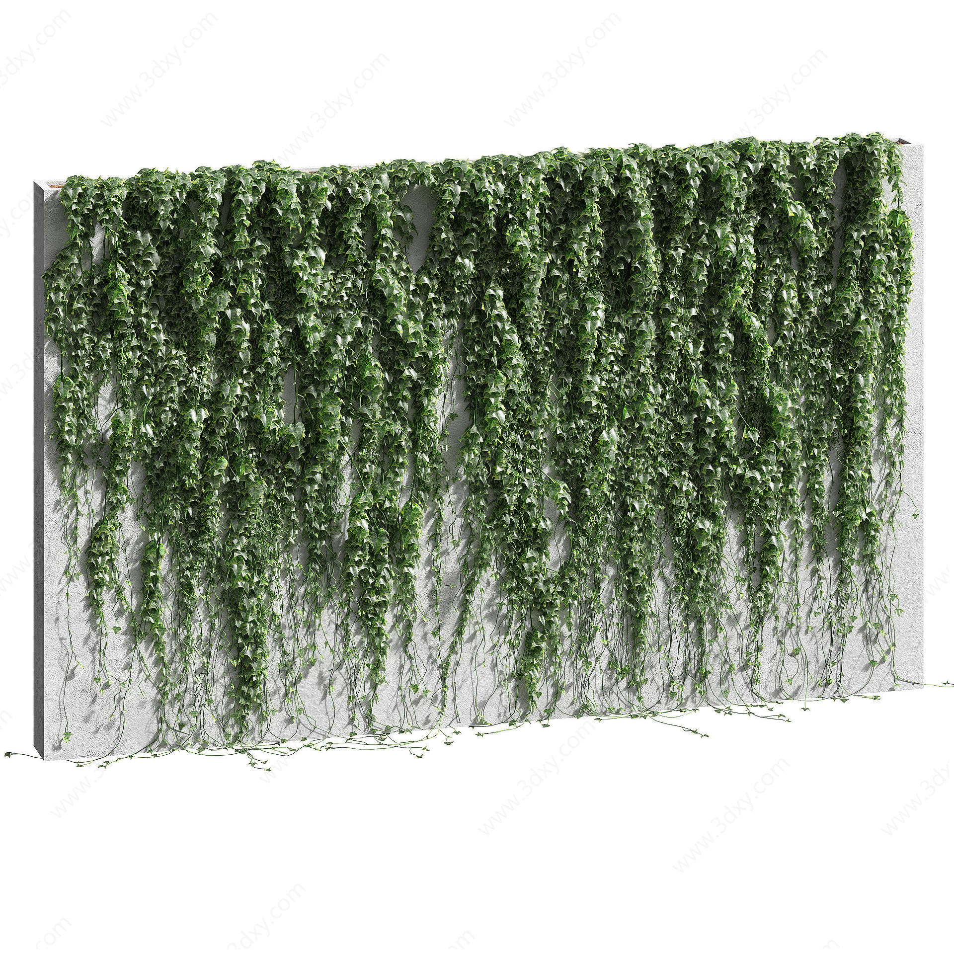 绿植墙3D模型