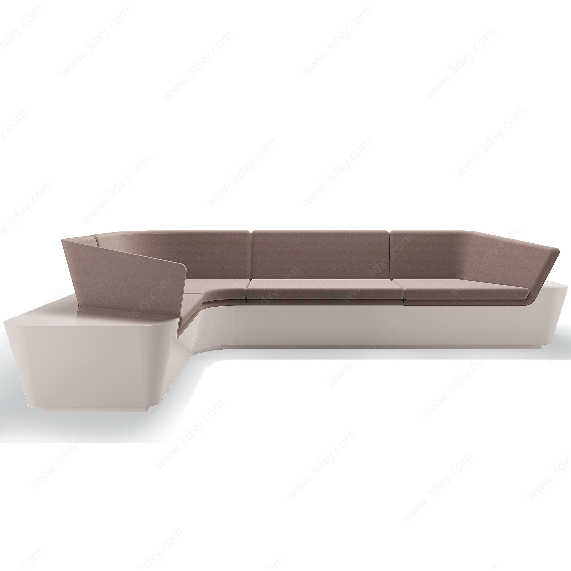 现代沙发异形沙发3D模型