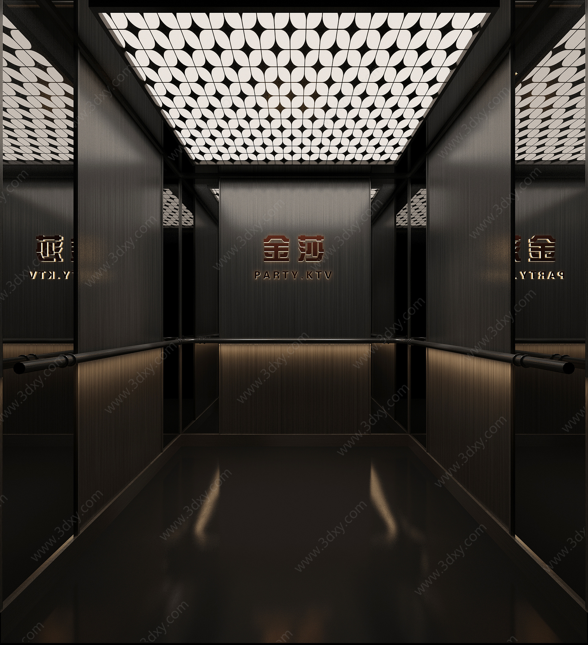 现代电梯桥箱3D模型