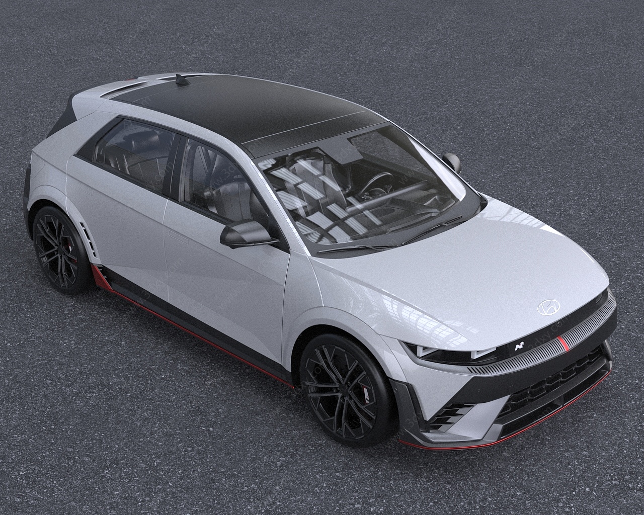 2023款IONIQ5N新能源汽车3D模型