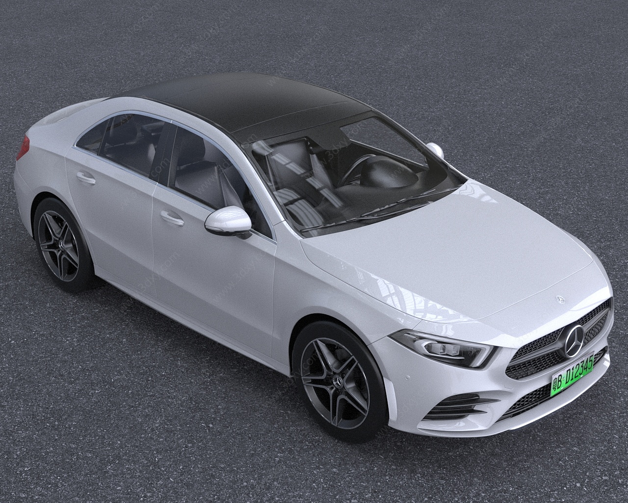 2023款奔驰梅赛德斯汽车3D模型
