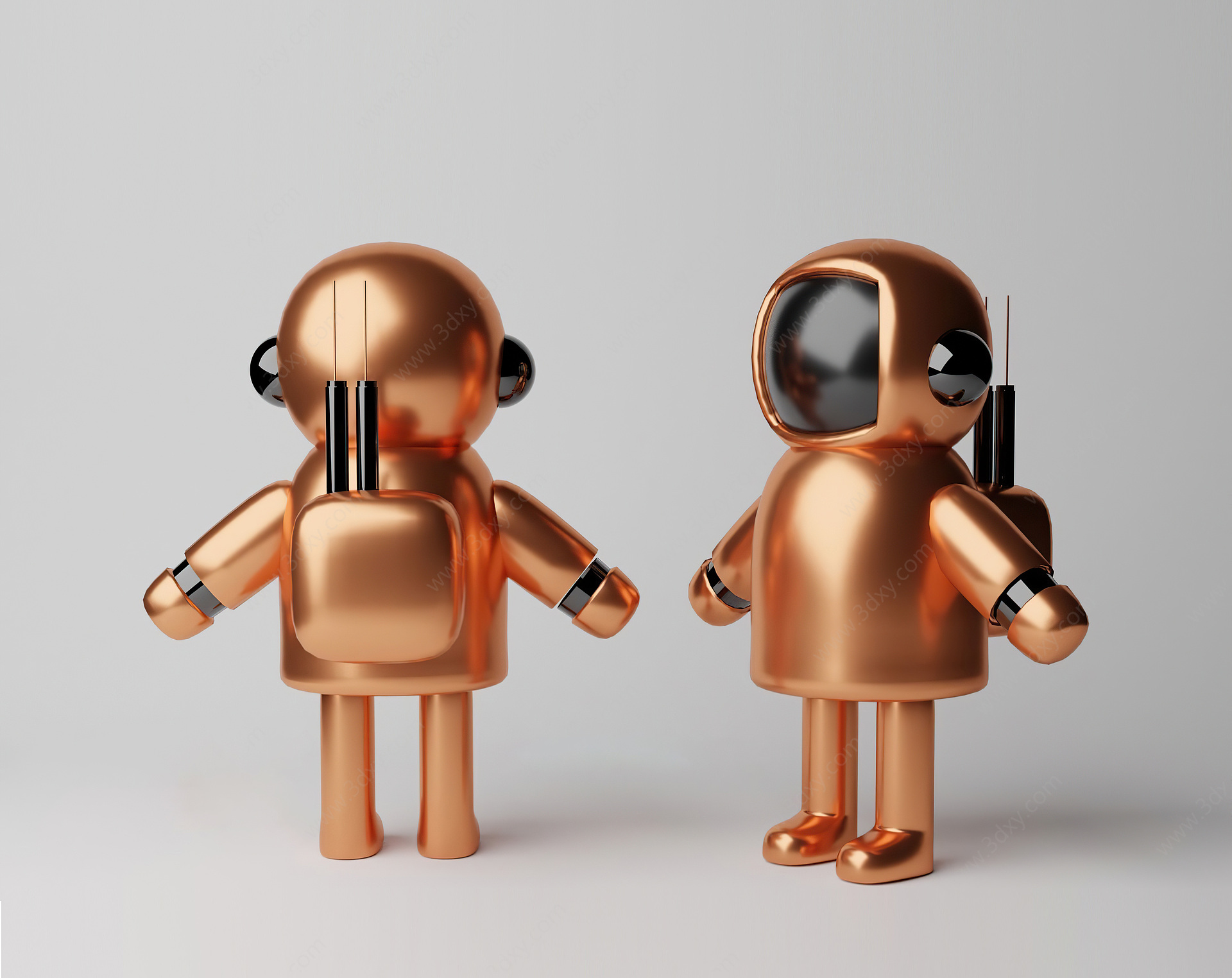 太空员潮玩雕塑摆件3D模型