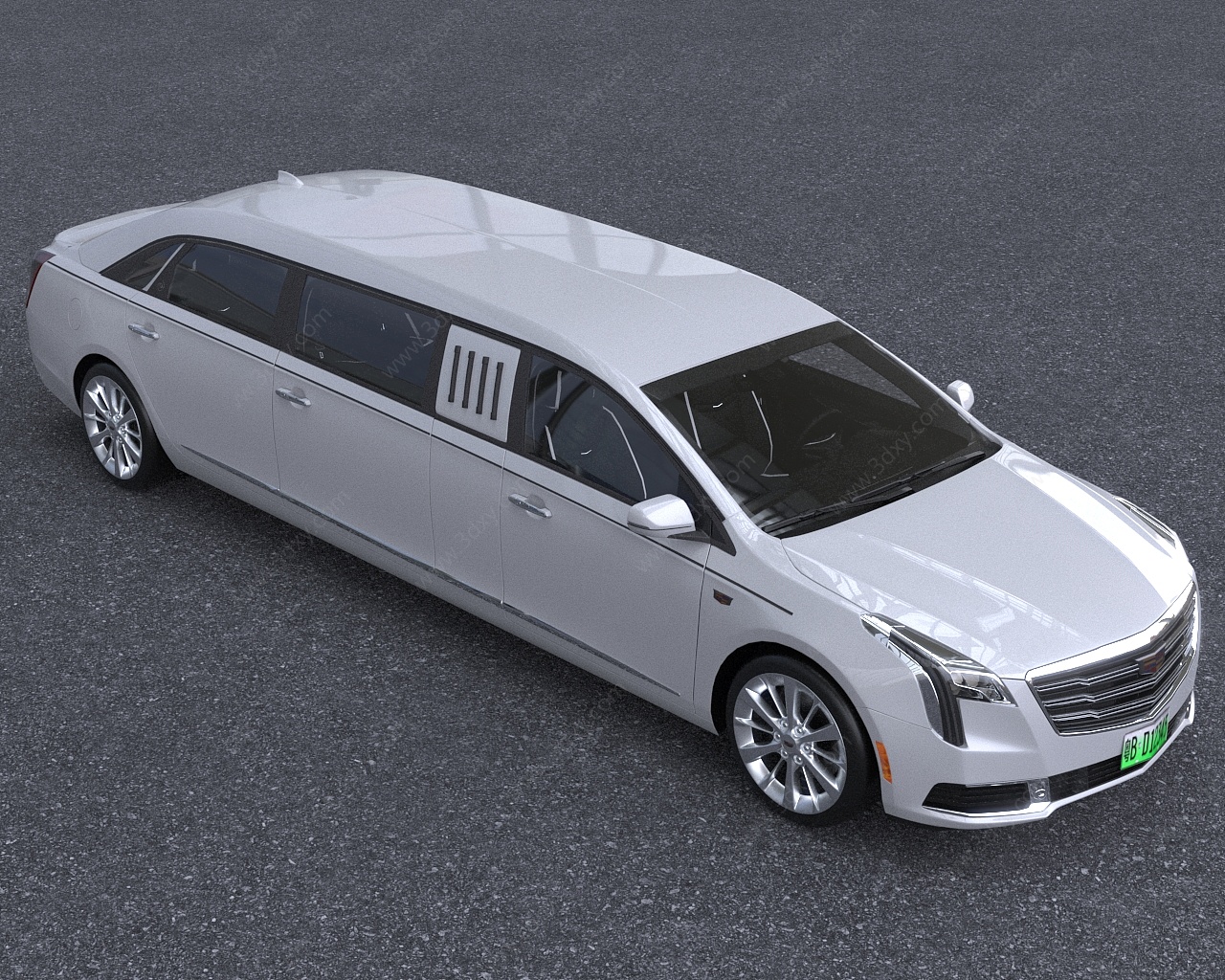 2020款凯迪拉克豪华轿车3D模型