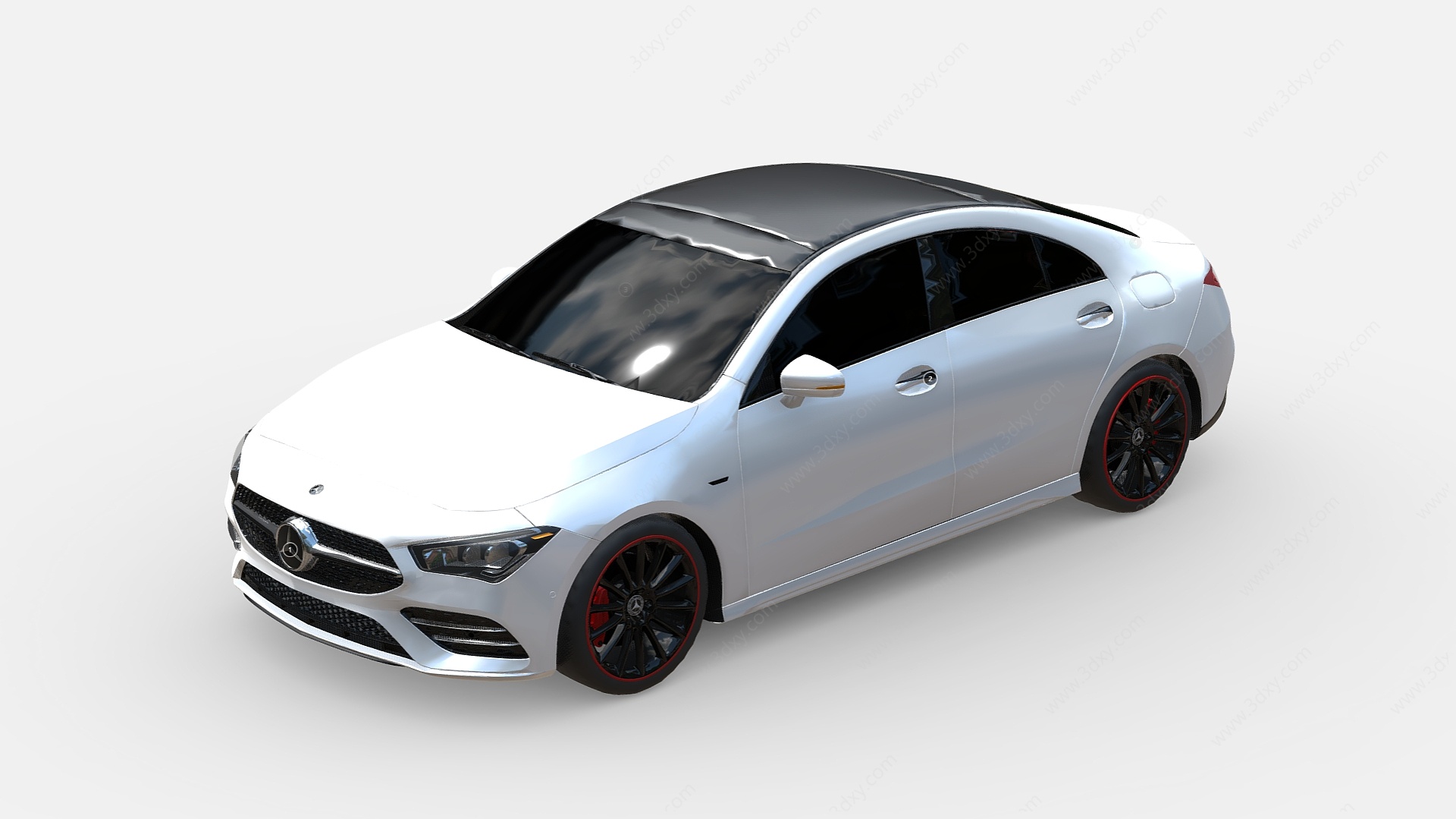 汽车奔驰家用轿车3D模型