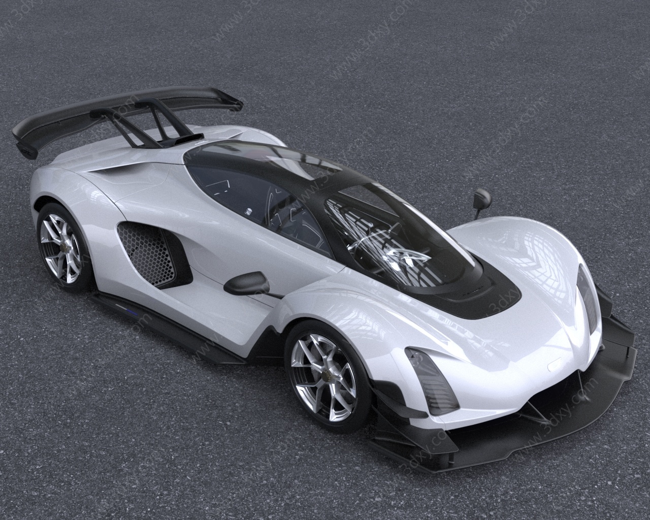 2021款切格21C跑车汽车3D模型