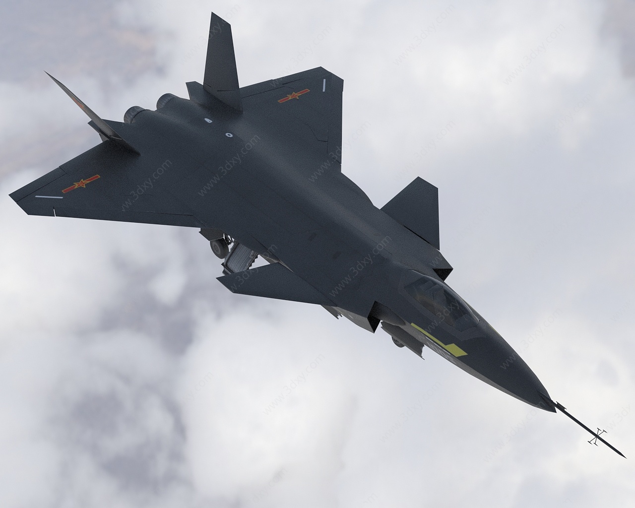 空军歼威龙军事战斗机飞机3D模型