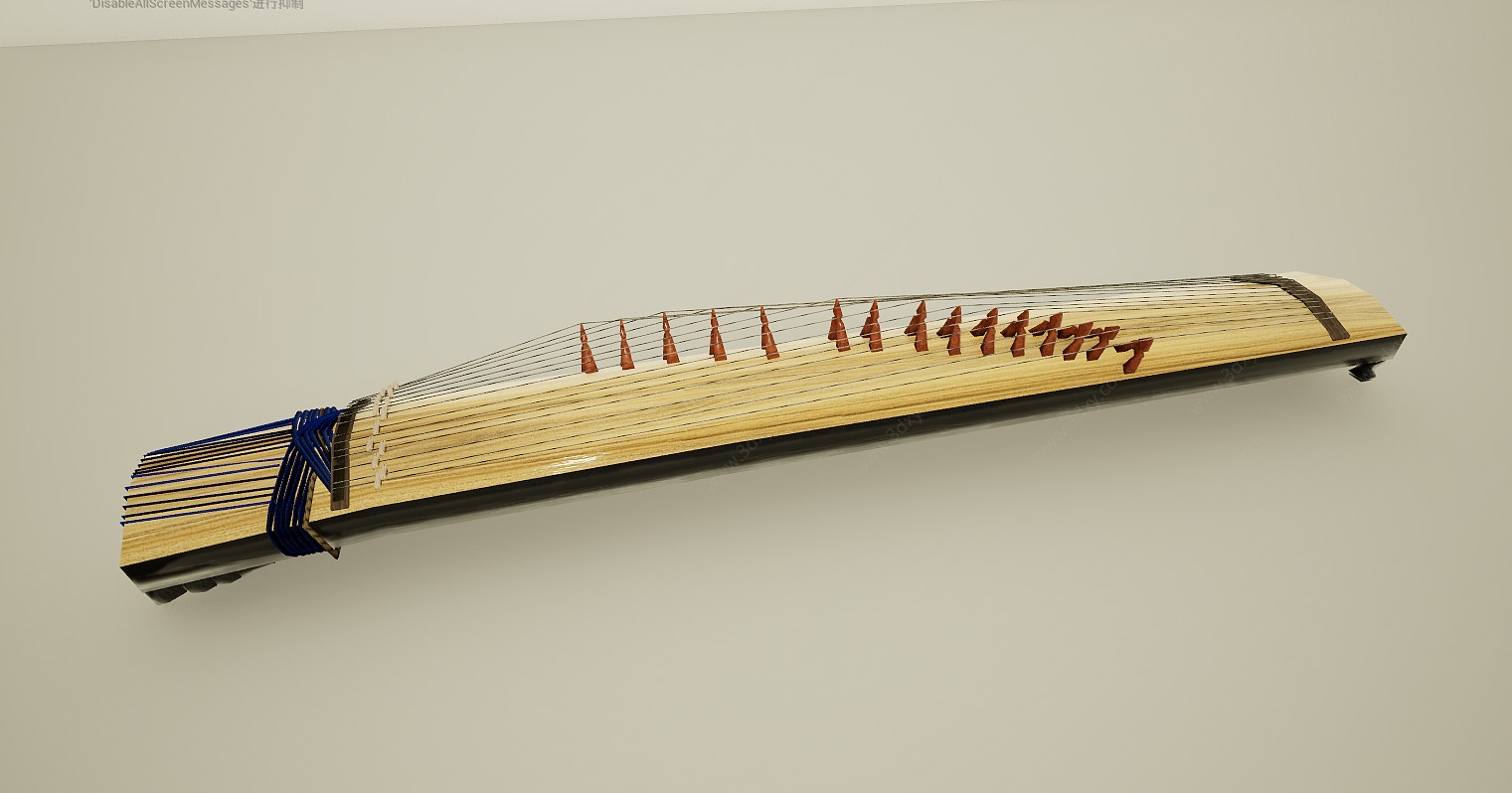 乐器琴3D模型
