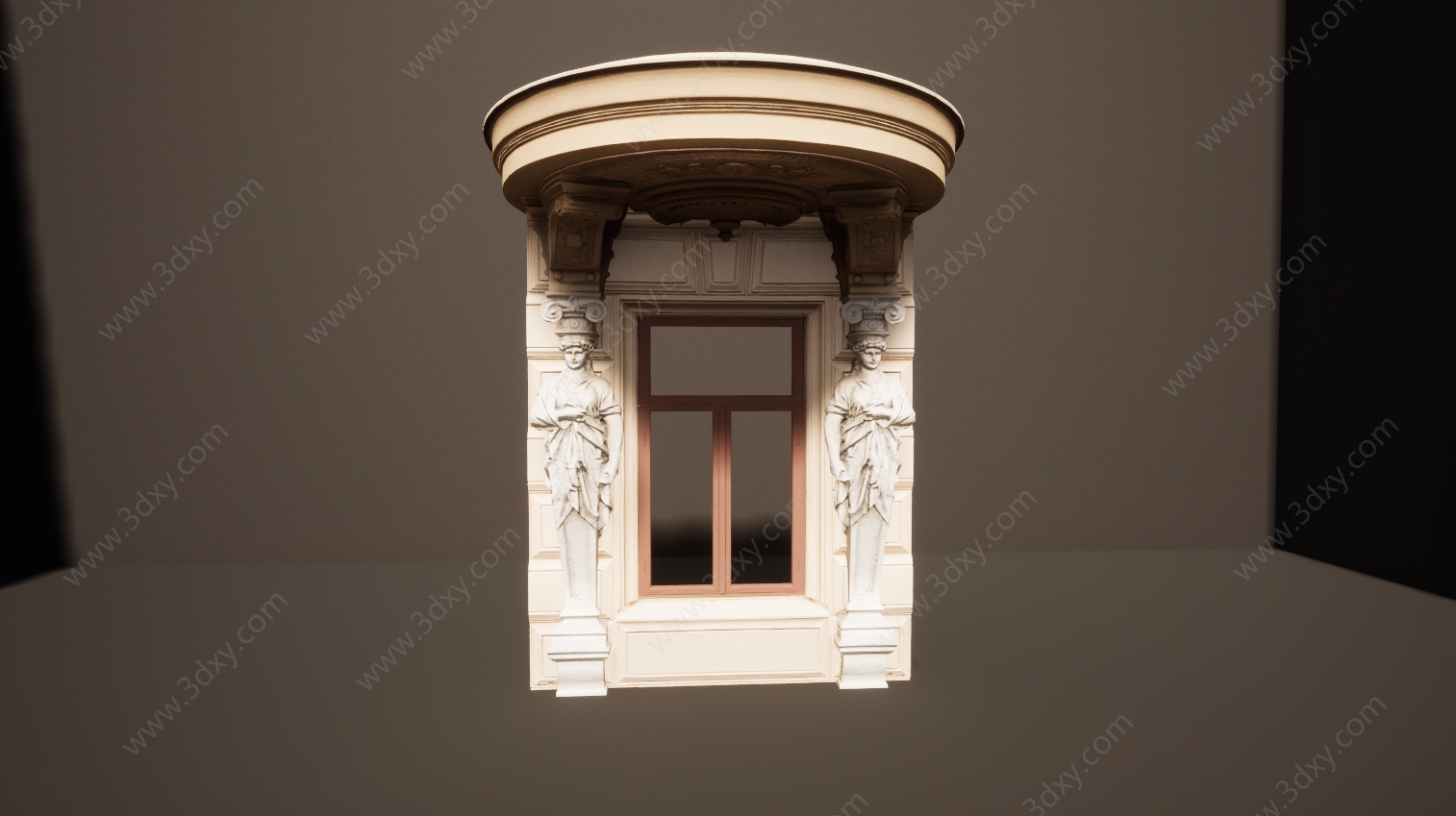 欧式门窗3D模型