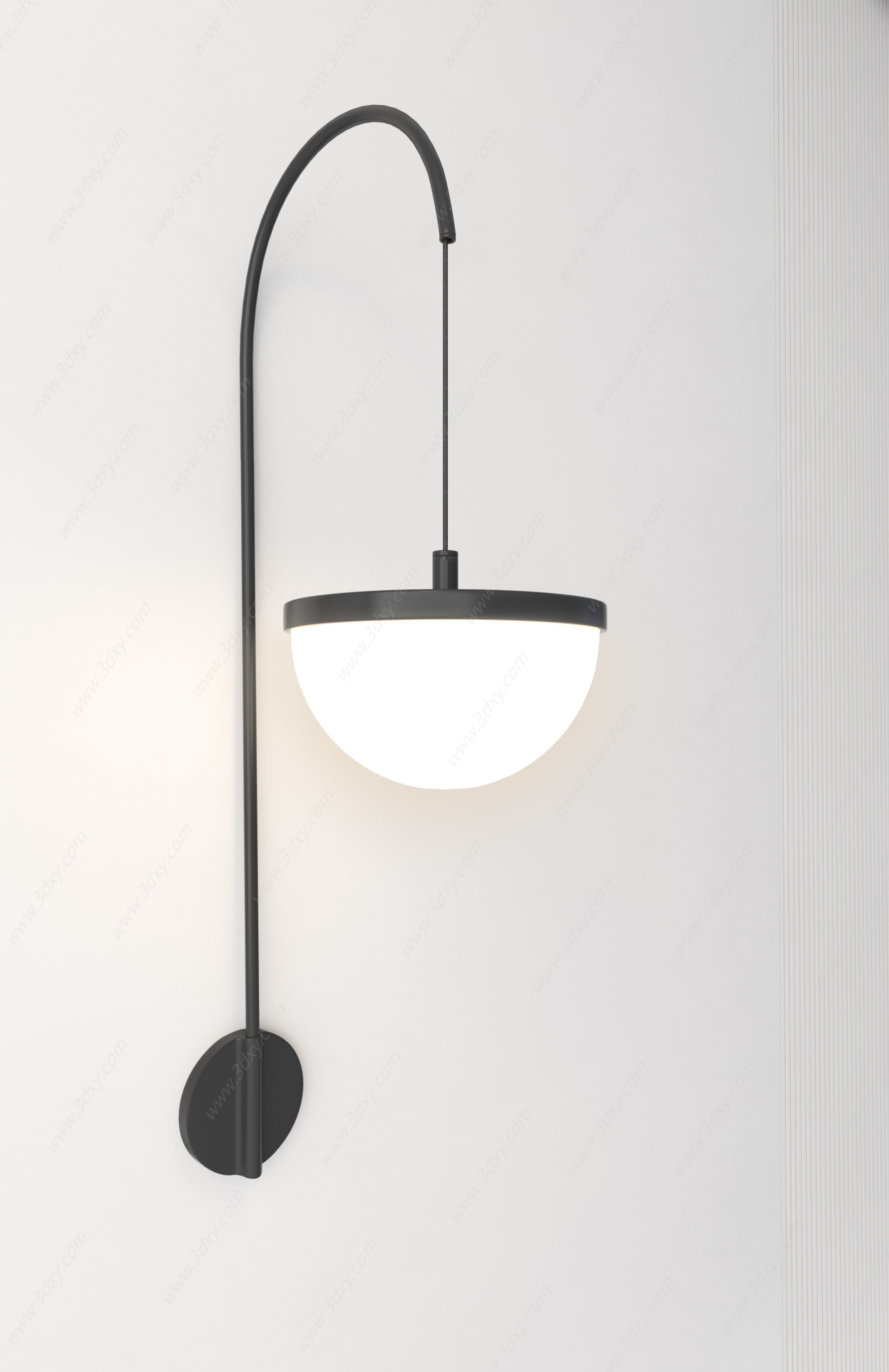 现代灯具壁灯吊灯3D模型