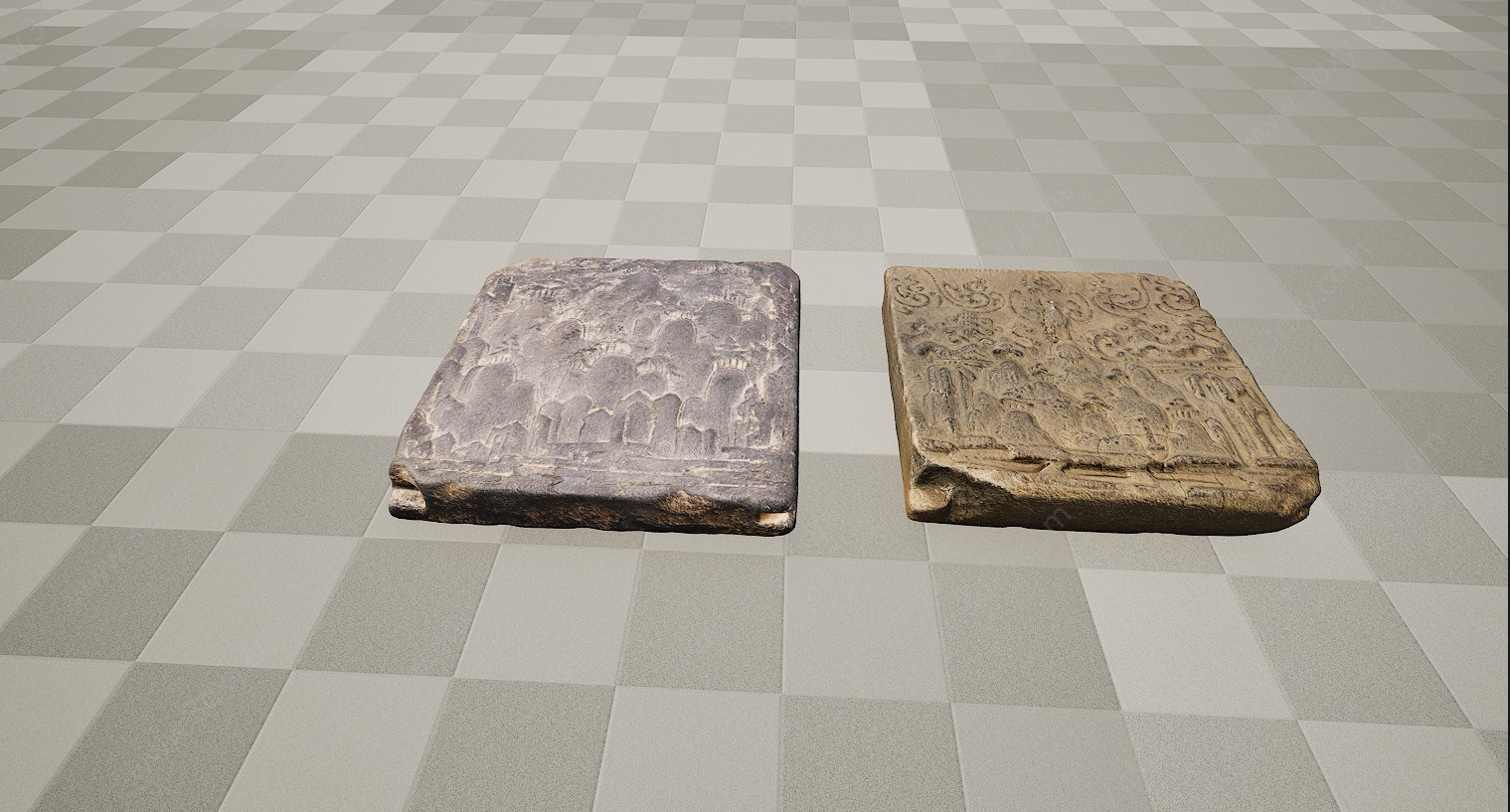 文物石头石雕石刻3D模型