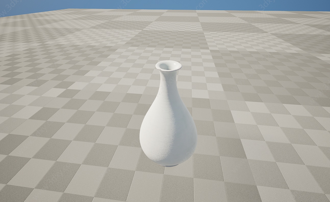 文物瓷器净瓶花瓶3D模型