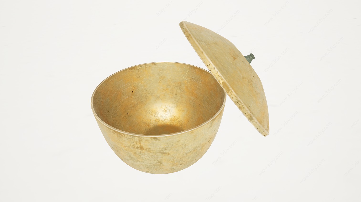 铜器餐具碗3D模型