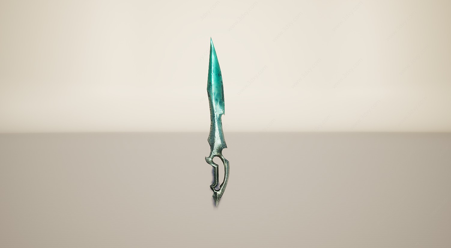 游戏装备武器匕首3D模型