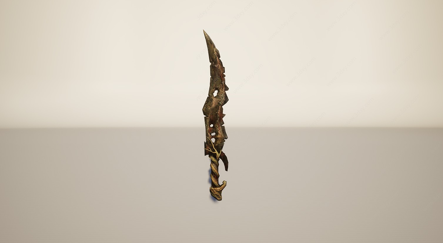 游戏装备武器匕首3D模型