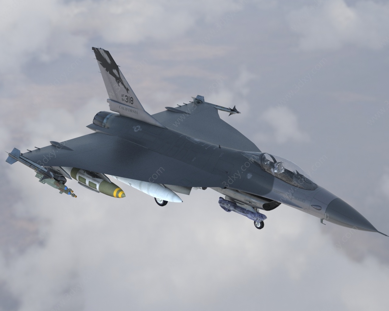 战斗机喷气式战斗机战3D模型