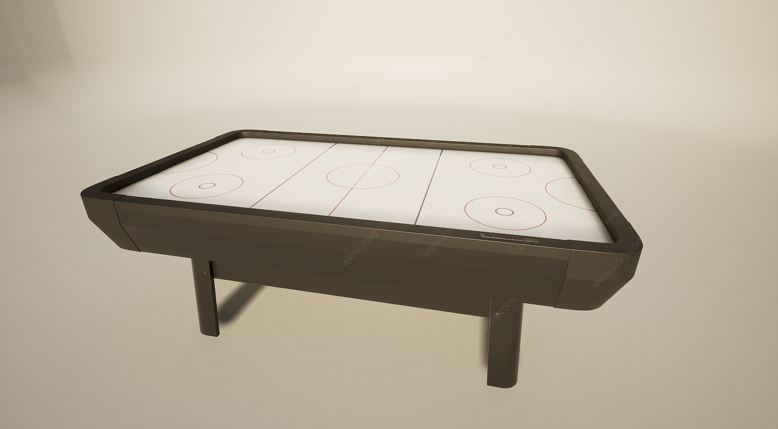玩具桌面游戏桌上冰球3D模型