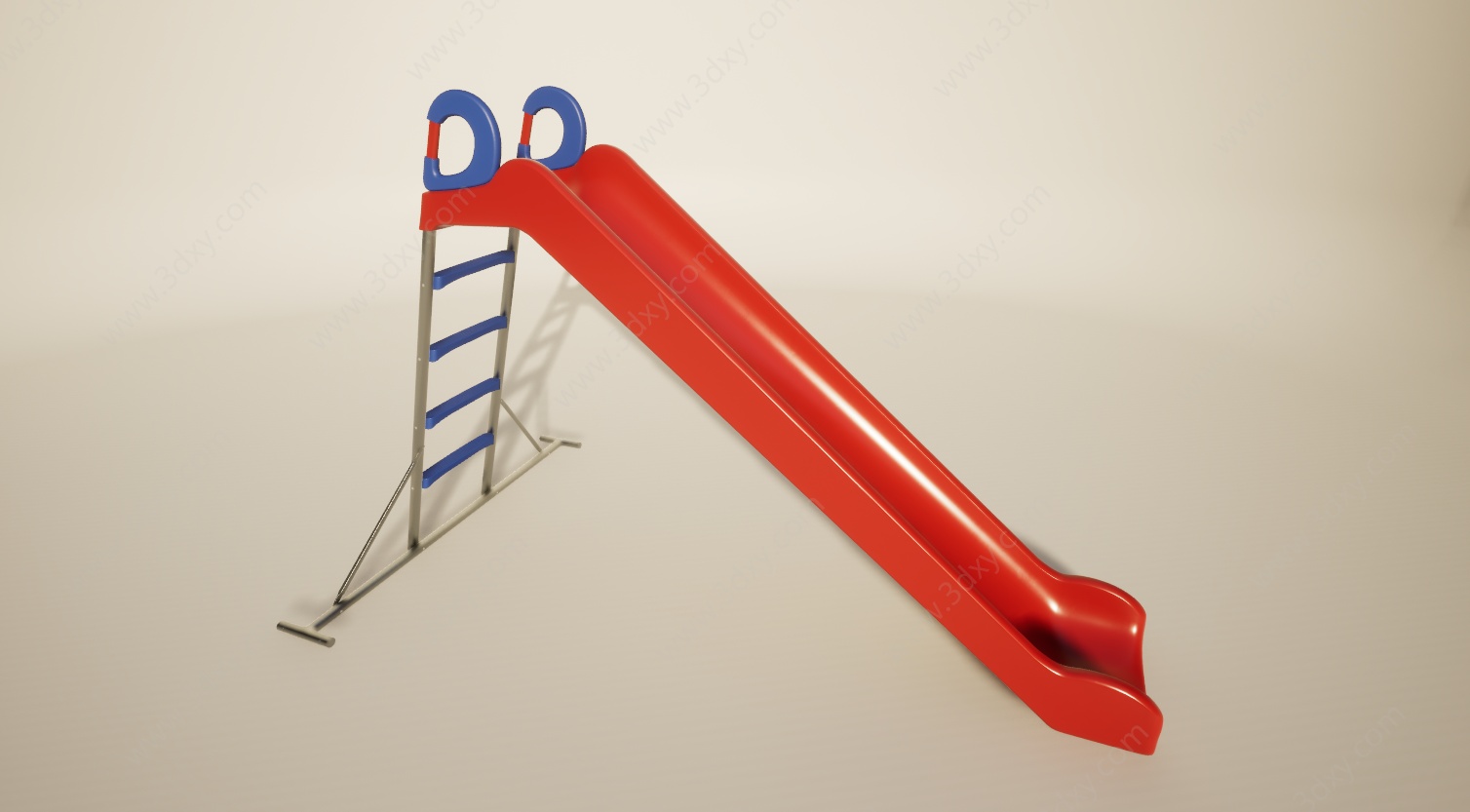 儿童游乐设备玩具滑滑梯3D模型