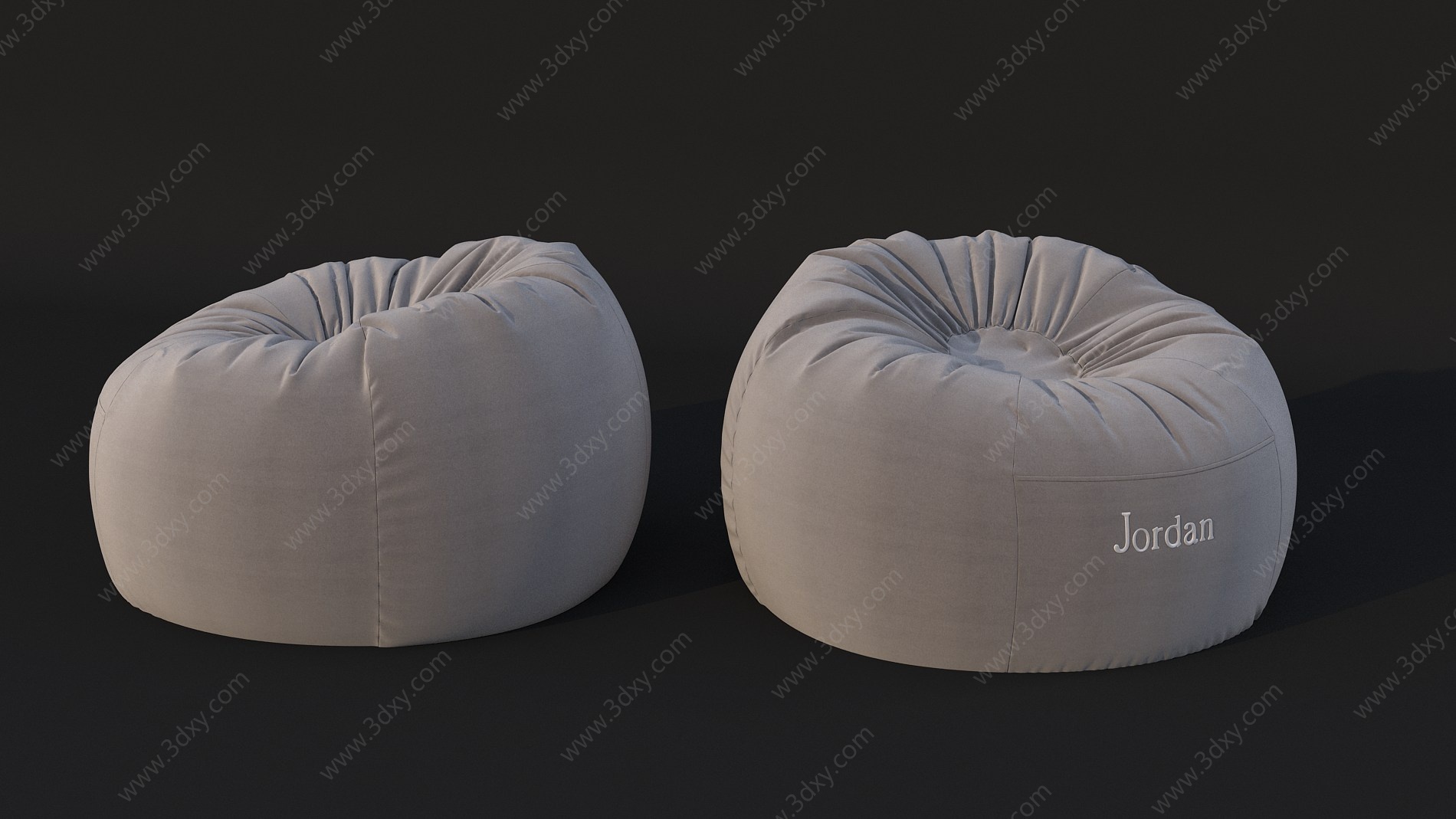 懒人沙发3D模型