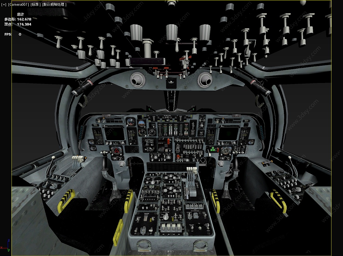 程战略轰炸机北美航空飞机3D模型