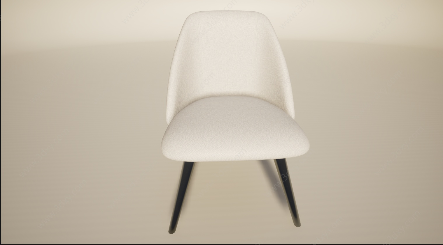 北欧意式极简休闲办公椅子3D模型