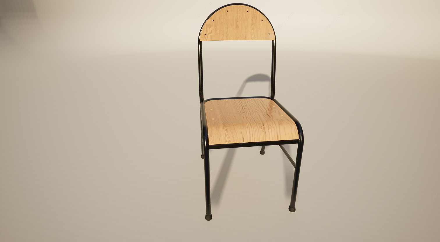 美式复古椅子3D模型