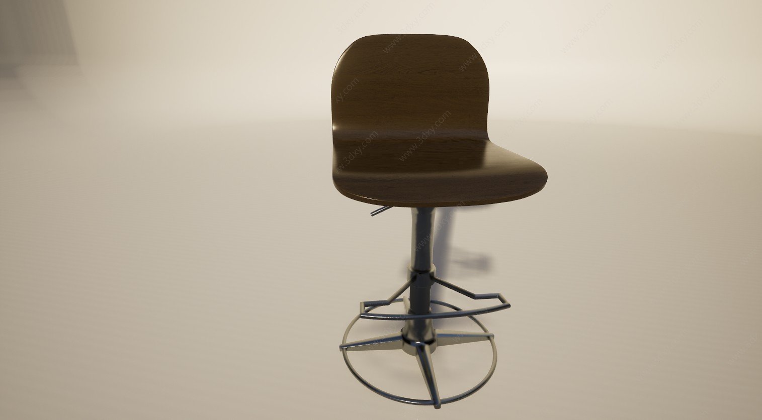 北欧吧台升降吧台椅3D模型