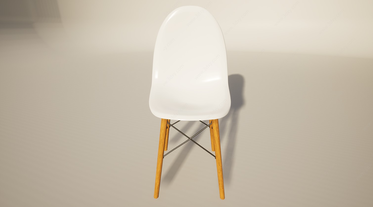 北欧简约宜家休闲椅3D模型