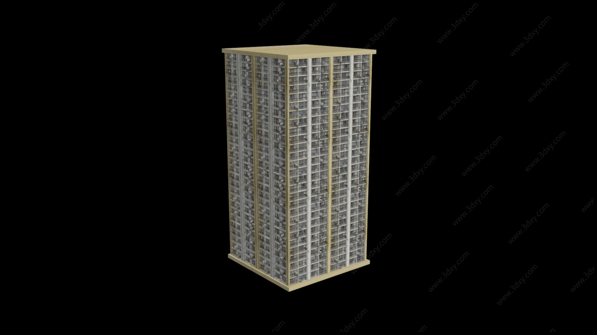 建筑建筑楼外观3D模型