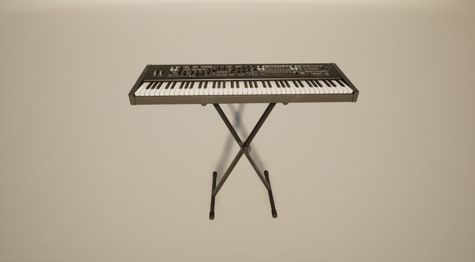音乐设备乐器电子琴3D模型