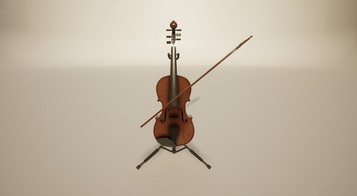 音乐设备乐器小提琴3D模型