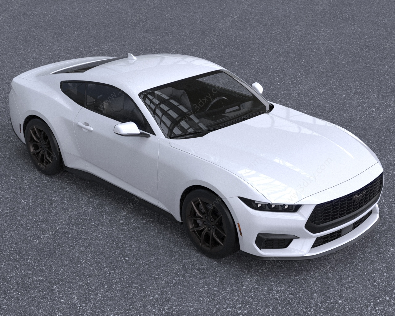 福特汽车低配版3D模型
