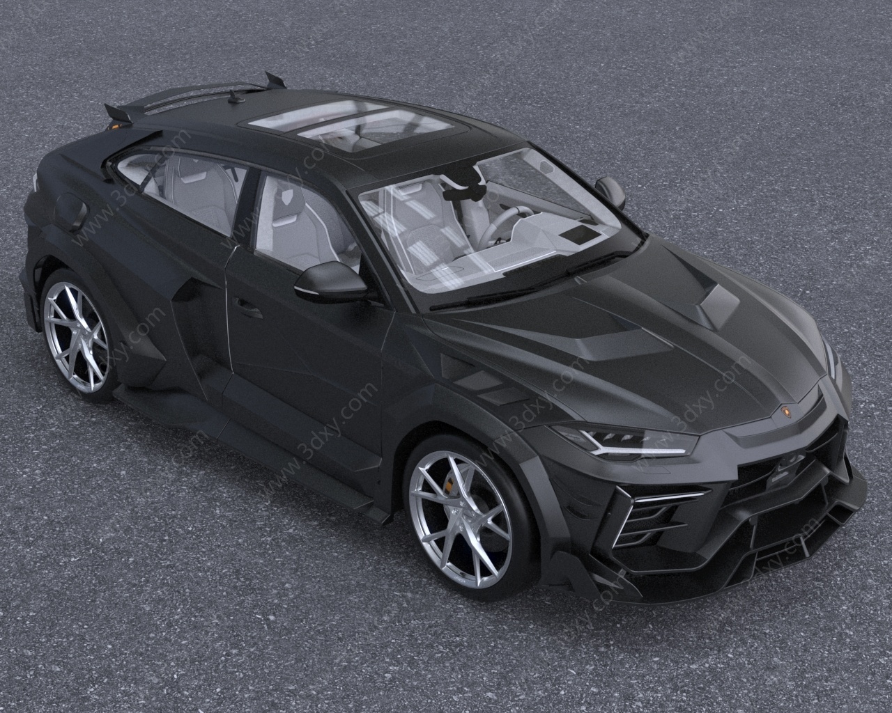 兰博基尼迈沙锐汽车低配版3D模型