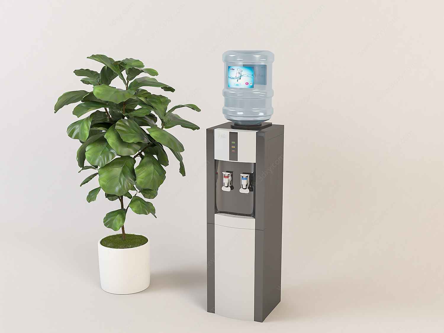 家用电器饮水机3D模型