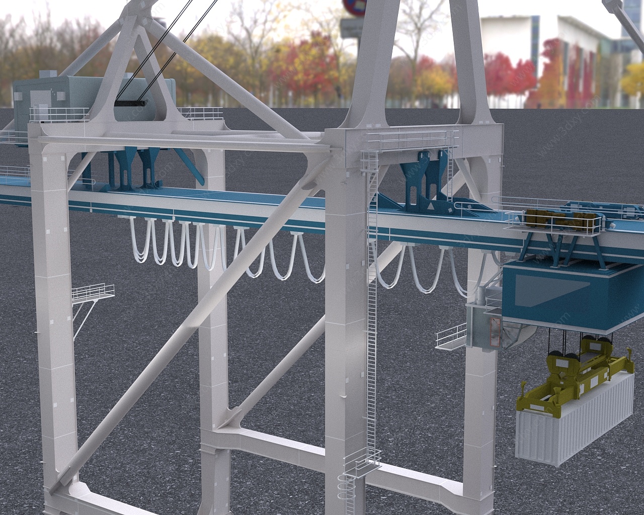 港口起重机3D模型