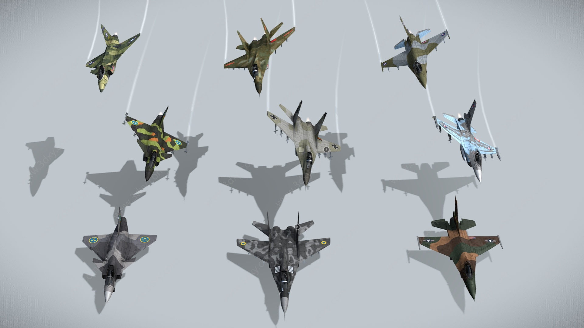 飞机战斗机航空器3D模型