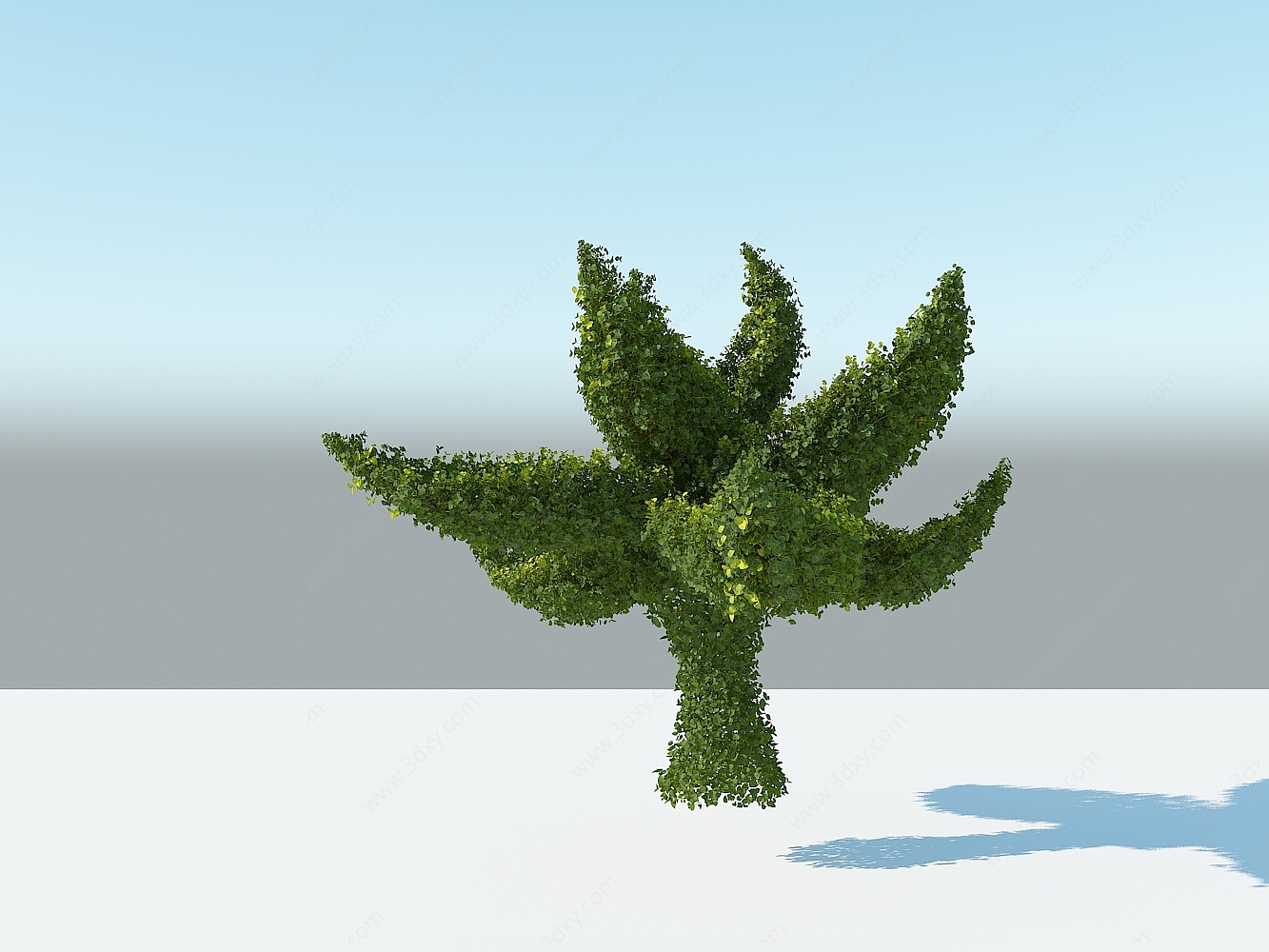草雕植物花卉3D模型