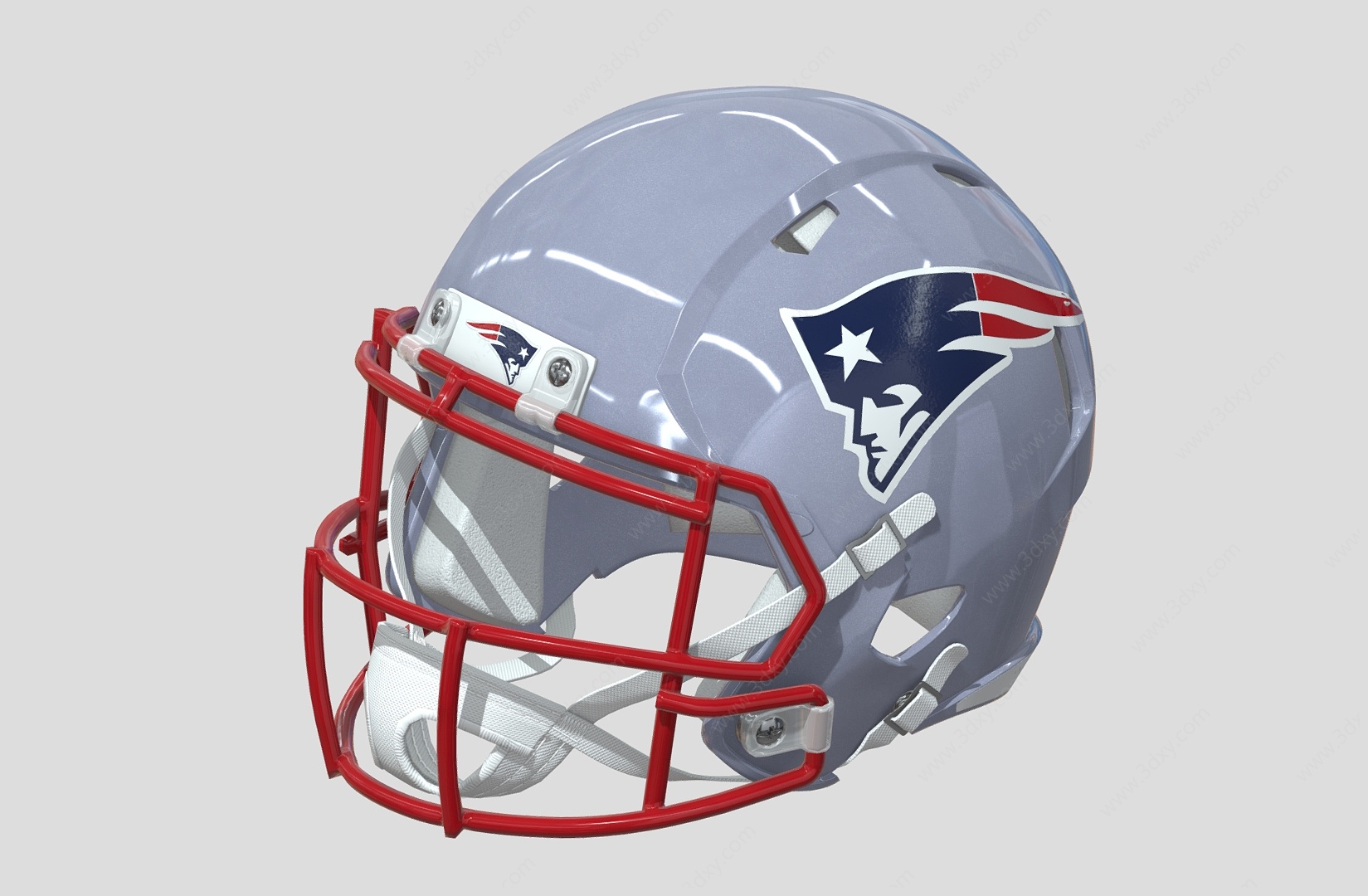运动用具橄榄球帽运动护具3D模型