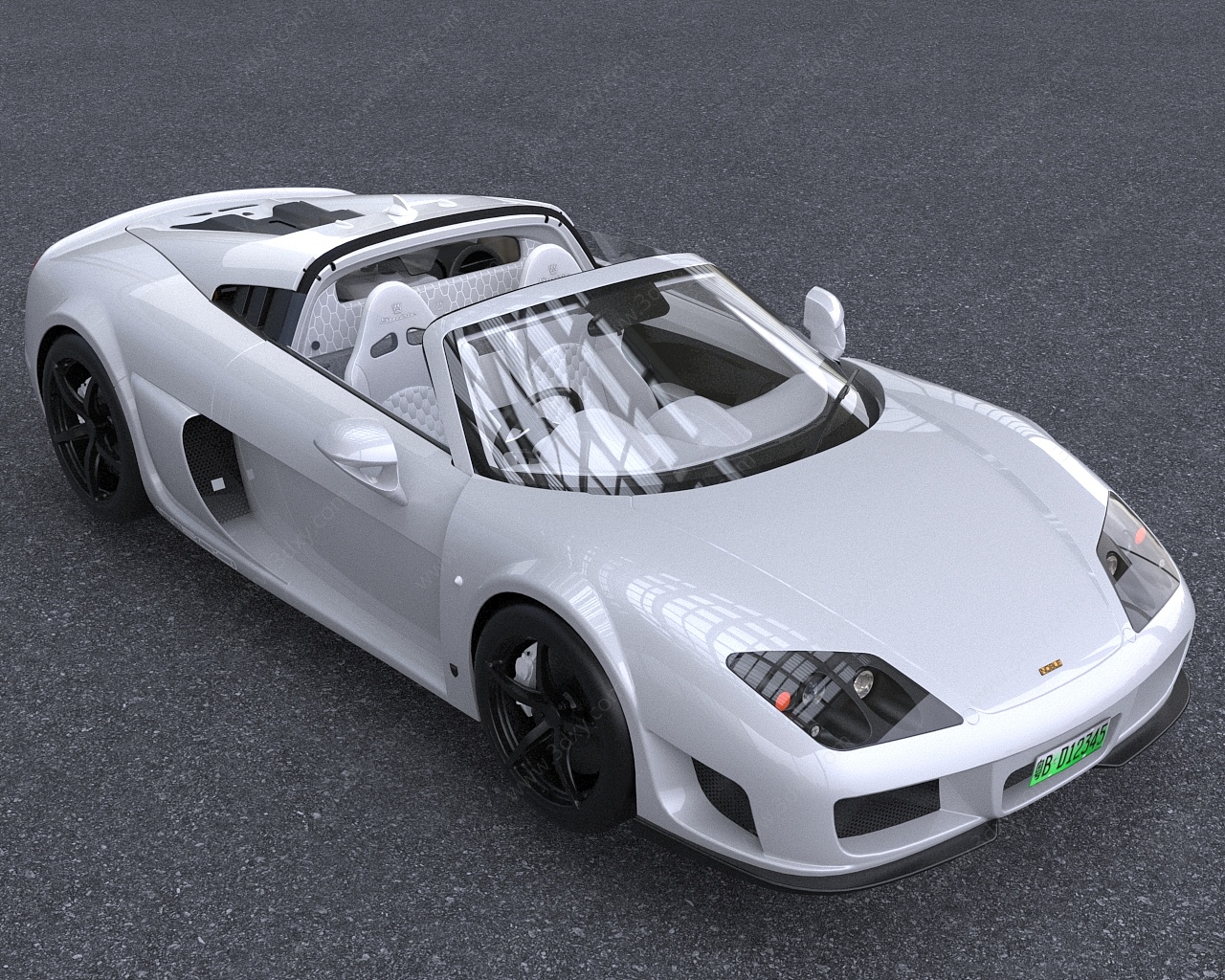 简森巴顿汽车3D模型