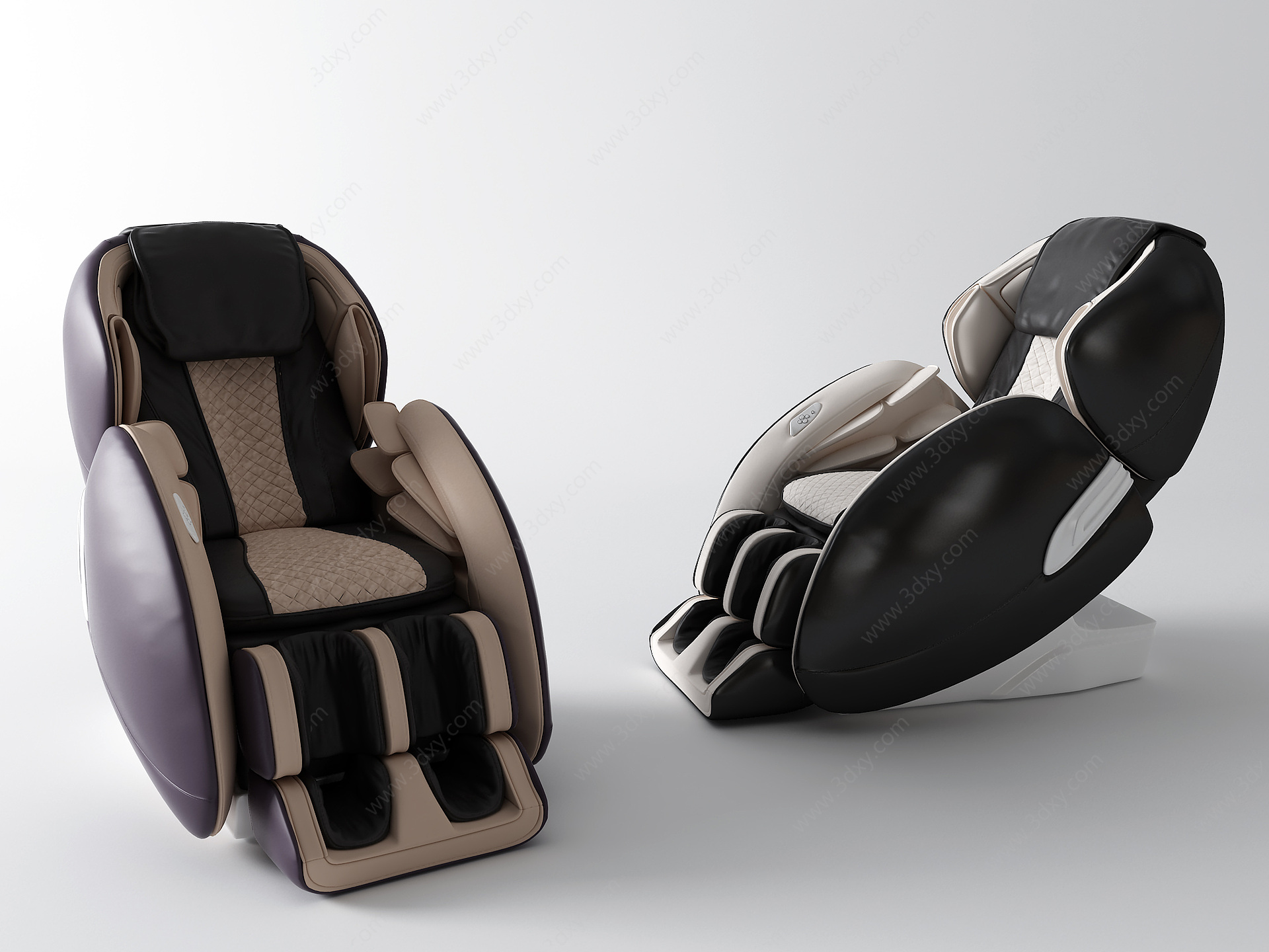 现代按摩椅3D模型