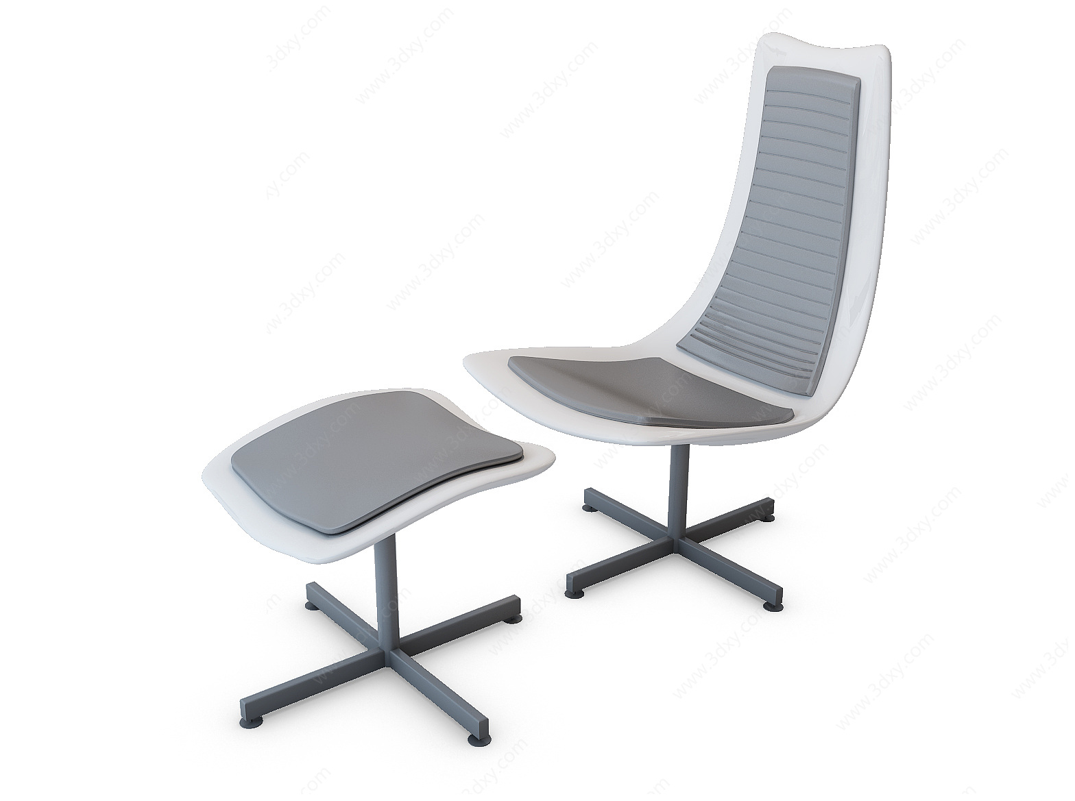 现代办公椅3D模型