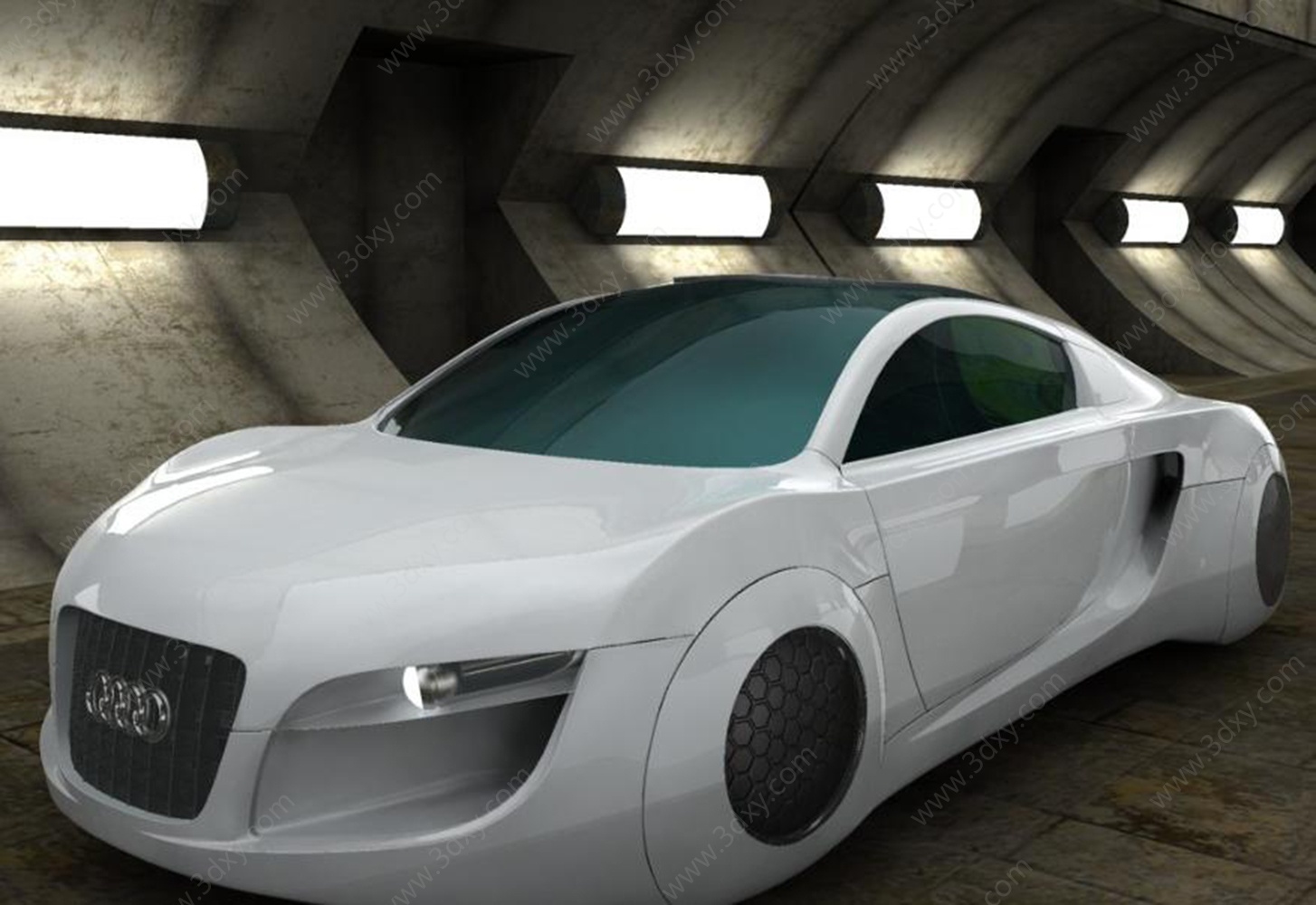 现代奥迪概念车3D模型