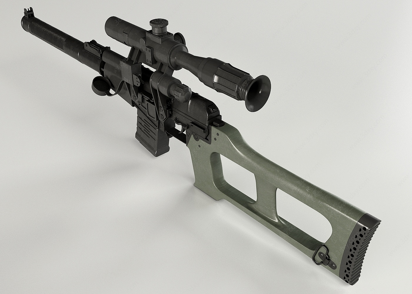 狙击枪1134VSSVintorez3D模型
